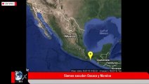 Sismos sacuden Oaxaca y Morelos Video