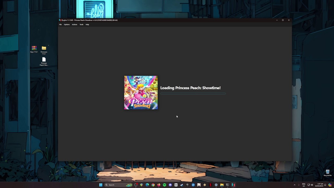 Setup and Optimize Ryujinx Emulator to Play Princess Peach Showtime on PC