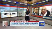 Amazon stock plunges after Trump's tweets