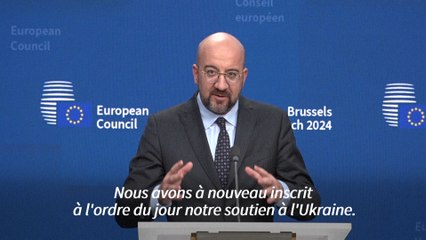 L'UE doit "agir très rapidement" en ce qui concerne les avoirs russes destinés à l'Ukraine selon Chales Michel