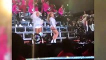 Solange & Beyonce sfren caida en el escenario de Coachella