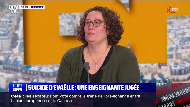 Suicide d'Evaëlle: On se sent vraiment entendus affirme Marie Dupuis, mère d'Evaëlle