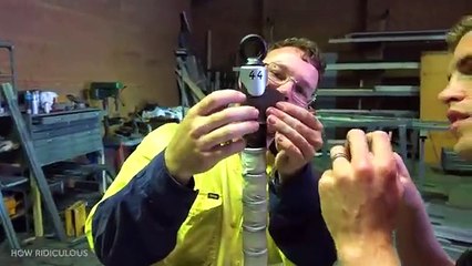 100KG THOR’S HAMMER Vs. BULLETPROOF GLASS from 45m!