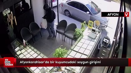 Afyonkarahisar'da bir kuyumcudaki soygun girişimi