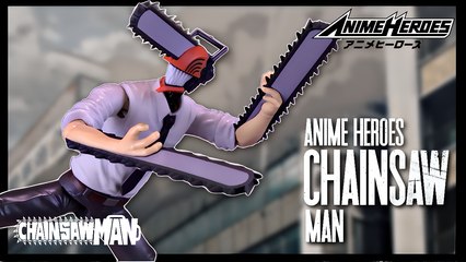 Скачать видео: Bandai Namco Anime Heroes Chainsaw Man Figure