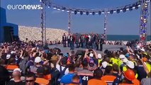 Vladimir Putin inaugura el puente que une Crimea con Rusia