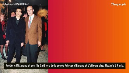 Frédéric Mitterrand a élevé son fils biologique, Mathieu, tout seul : "Sa mère se droguait..."