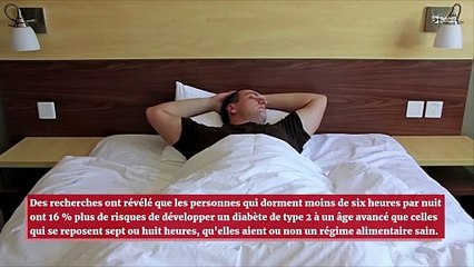 Un sommeil de mauvaise qualité augmente le risque de diabète de type 2