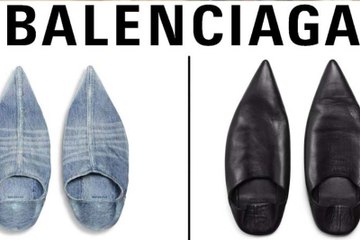 مغاربة يوجهون اتهامات لـ”بالنسياغا” بسرقة تصميم البلغة 👗