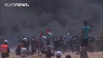 7 muertos por fuerzas Israelies durante protestas en Gaza