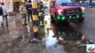 Fuga de agua provoca caos vial en la Calzada de Tlalpan y Periférico