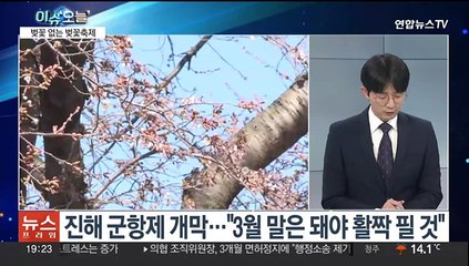 [뉴스프라임] 벚꽃 공식 개화 '0곳'…꽃 없는 벚꽃축제 될까
