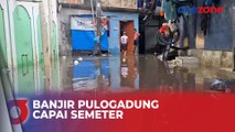 Puluhan Rumah di Pulogadung Terendam Banjir, Ketinggian Air Capai Semeter