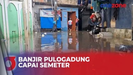 Puluhan Rumah di Pulogadung Terendam Banjir, Ketinggian Air Capai Semeter