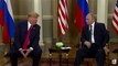 El presidente Trump se reúne con el presidente de Rusia