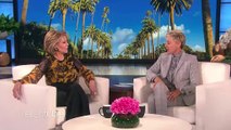 Ellen Shows Jane Fonda How to Walk the Runway