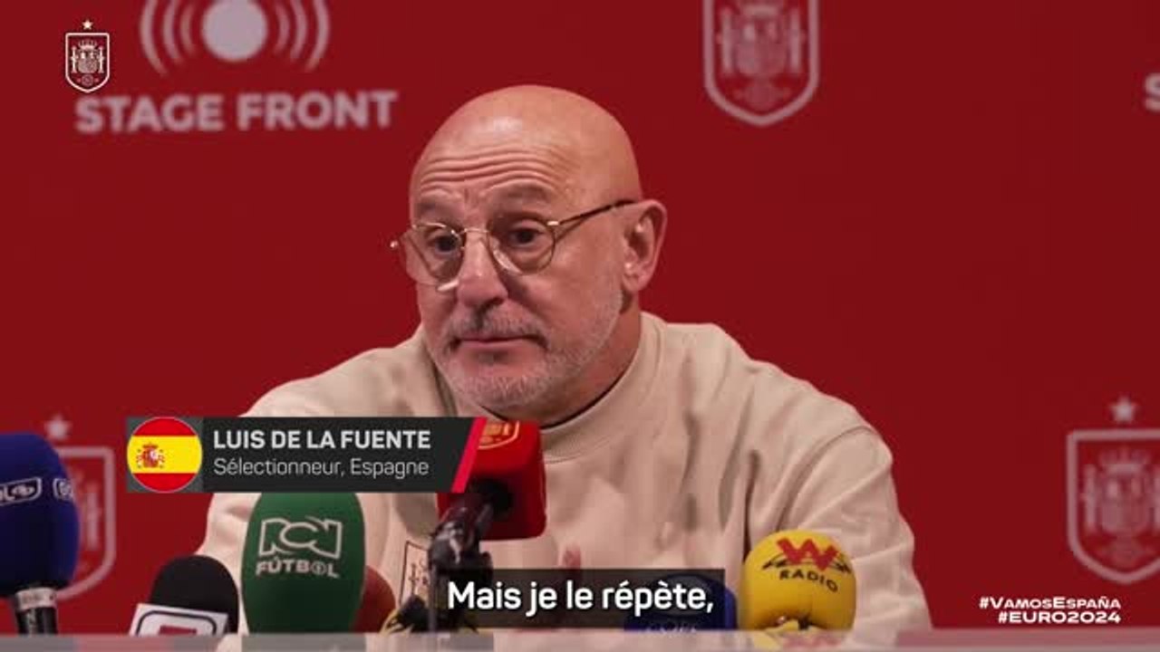 Espagne - De la Fuente "concentré sur le football" malgré l'enquête qui vise la fédération