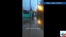 Fuertes lluvias provocan inundaciones en Cuautitlán