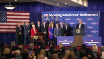 President Donald J. Trump Signs an Executive Order Protecting Americans' Retirement