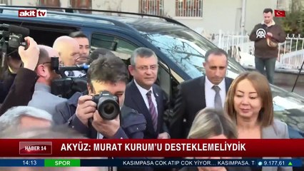 Akyüz; Murat Kurum'u desteklemeliydik