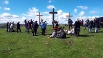 Christian crosses for Easter set for Ratchup Hill once more