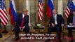 President Trump And Russian President Vladimir Putin Kick Off Their Finland Summit