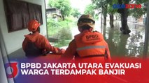 BPBD Jakarta Utara Evakuasi Warga Terdampak Banjir di Semper Barat, Jakarta Utara