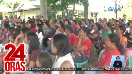 Libreng HPV DNA testing at breast exam, handog ng GMA Kapuso Foundation sa 100 kababaihan sa Gainza, Camarines Sur | 24 Oras