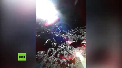 Скачать видео: Publican las primeras imágenes del asteroide Ryugu