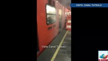 Humo espanta a usuarios del Metro Tacuba Linea 7
