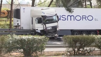 En libertad sin fianza el camionero que causó seis muertes al arrollar un control de la Guardia Civil