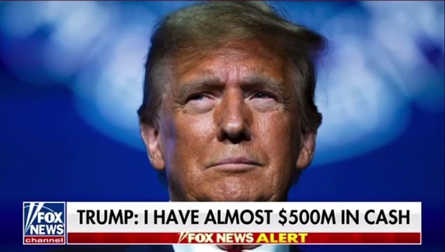 Président Trump : j’ai près de 500 millions de dollars en espèces