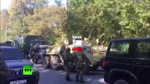Crimea School Attack: Armored vehicles and military at the scene