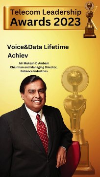 Reliance Industries Mukesh Ambani has been honoured with the Lifetime Achievement Award