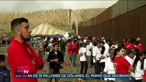Abren frontera México-Estados Unidos para que familiares se abracen tres minutos