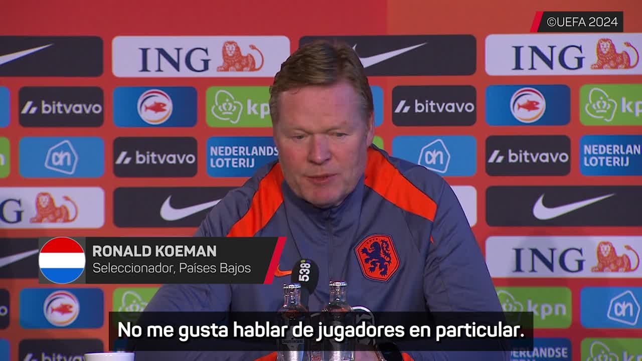 Rueda de prensa de Ronald Koeman