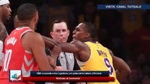 #NBA suspende a tres jugadores por pelea entre Lakers y Rockets
