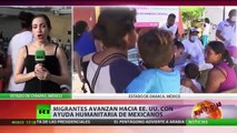 La caravana de migrantes avanza hacia EE.UU.