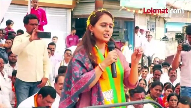 पंकजा मुंडेंना बीडची उमेदवारी, प्रचारार्थ खा. प्रितम मुंडेंचं पहिलंच भाषण