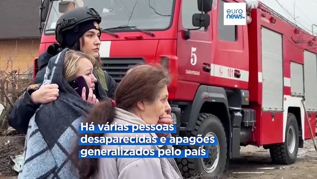 Ataques russos deixam Ucrânia às escuras e fazem pelo menos cinco mortos