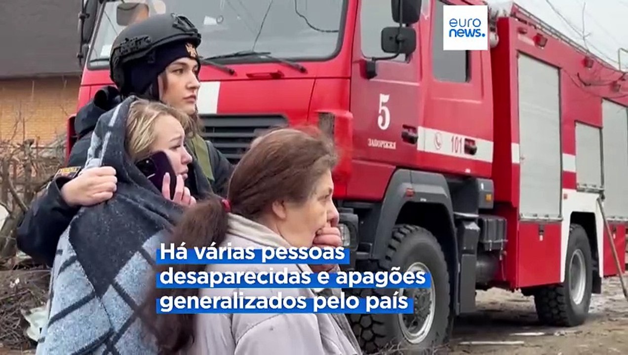 Ataques russos deixam Ucrânia às escuras e fazem pelo menos cinco mortos