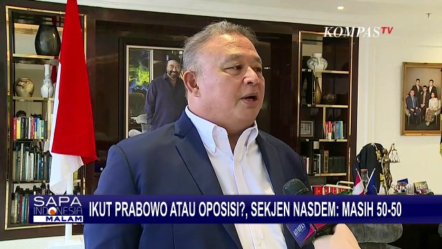 Analisis Peneliti BRIN JIka Nasdem Gabung Koalisi Pemerintahan Prabowo-Gibran
