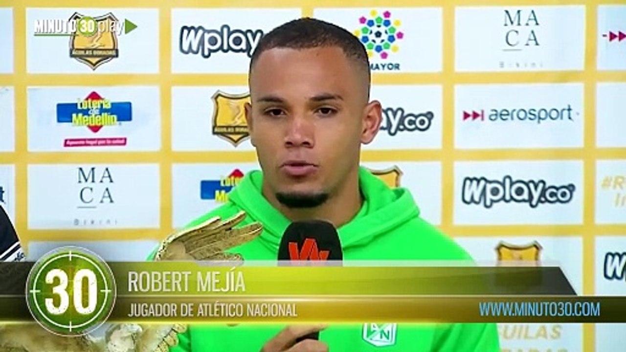 Veo que el portero de Águilas me mira, yo lo miro Así construyó Robert Mejía el golazo contra Águilas