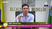 El alcalde Daniel Quintero Calle le enviará una carta al ministro de Transporte manifestando el compromiso de la ciudad con el Tren del Río