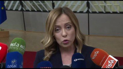 Migranti, Meloni: conclusioni Consiglio Ue soddisfacenti