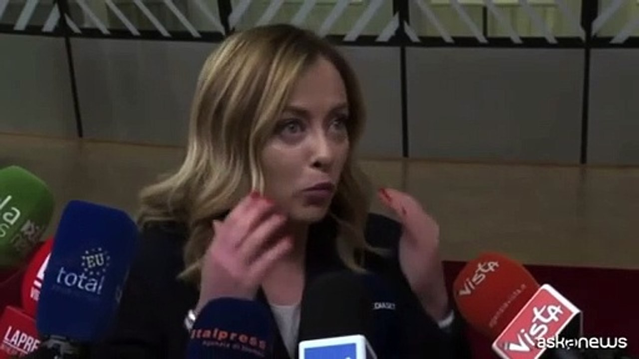 Ue, Meloni: in Consiglio europeo non ho visto clima di guerra