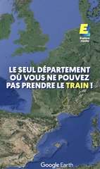 Le seul département où vous ne pouvez pas prendre le train