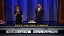 The Tonight Show: Rueda de imitaciones musicales con Melissa Villaseñor