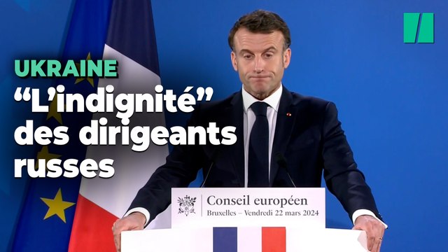 Macron répond aux attaques homophobes russes visant Attal