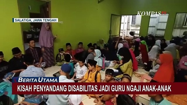 Semangat Sabiq Perlu Diacungi Jempol, Penyandang Disabilitas Berprofesi Guru Ngaji